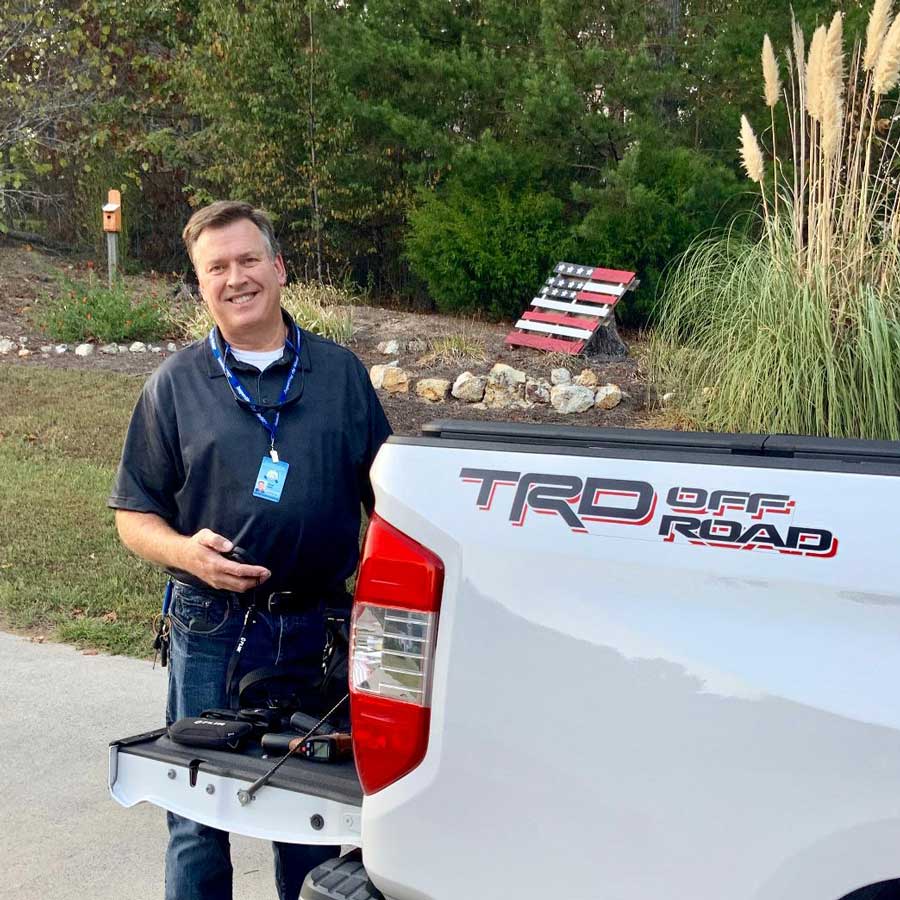 Steve with Truck